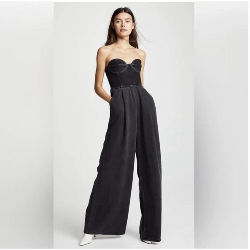 Ksenia Schnaider Denim Strapless romper Medium